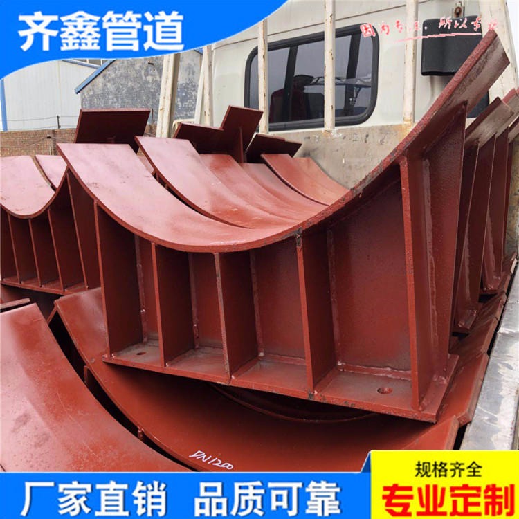 石化大型管道支座 滑动鞍式支座J10（800） 导向管托沧州齐鑫可按图纸批量生产