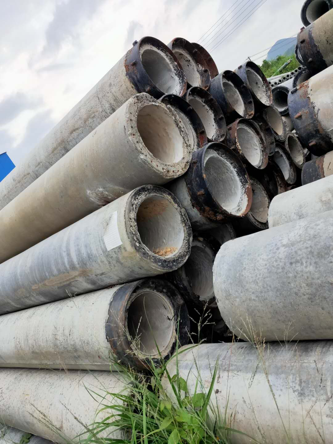 乡村混凝土管 路政钢筋混凝土管 圆形条状水泥管 生产厂家图片