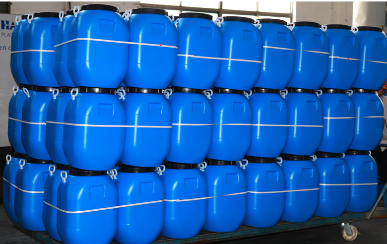 厂家直销 50升化工塑料桶  广口食品塑料涂料桶 包装带盖圆包装桶示例图11