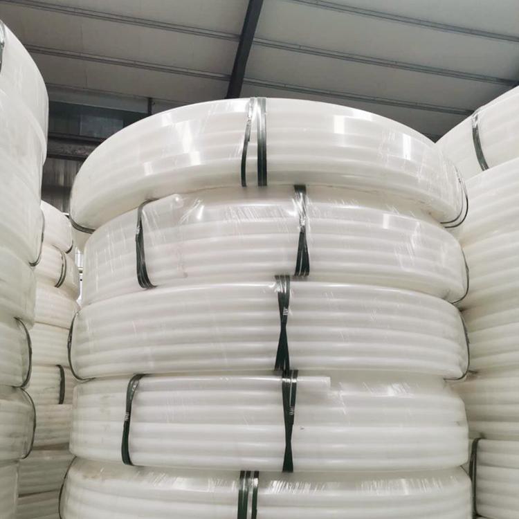 聚乙烯白色塑料管pe白管 白色盘管注浆白硬管20-110mm 聚乙烯水管PE塑料穿线管 大量现货