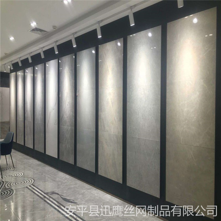 重庆瓷砖包边展架 大板瓷砖展示架  黑色地砖样品架  迅鹰800600瓷砖样品架现货