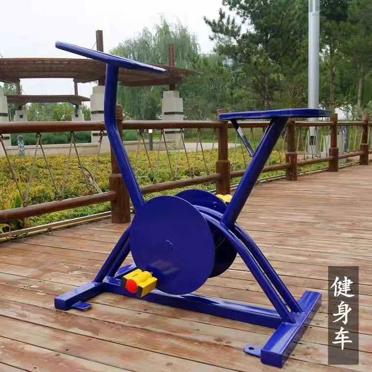 室外健身车 全民健身路径 安徽淮北市 龙泰体育 加工定制图片