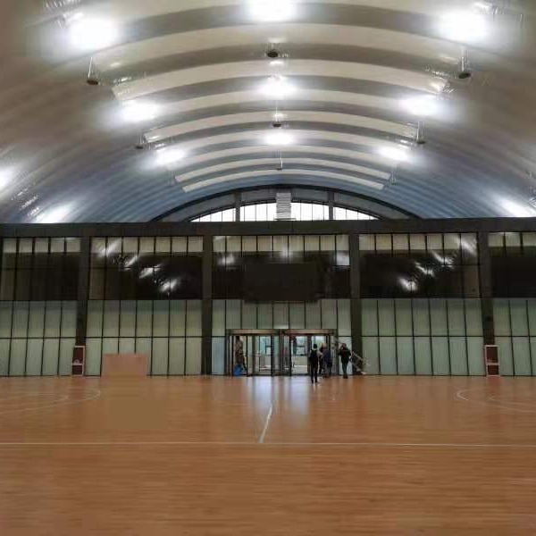 双鑫新品篮球馆木地板22mm厚枫桦木运动木地板抗压防变形实木地板图片