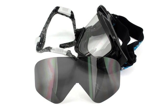 滑雪镜 双层防雾抗压滑雪镜 防紫外线滑雪镜 防风透气滑雪镜示例图6