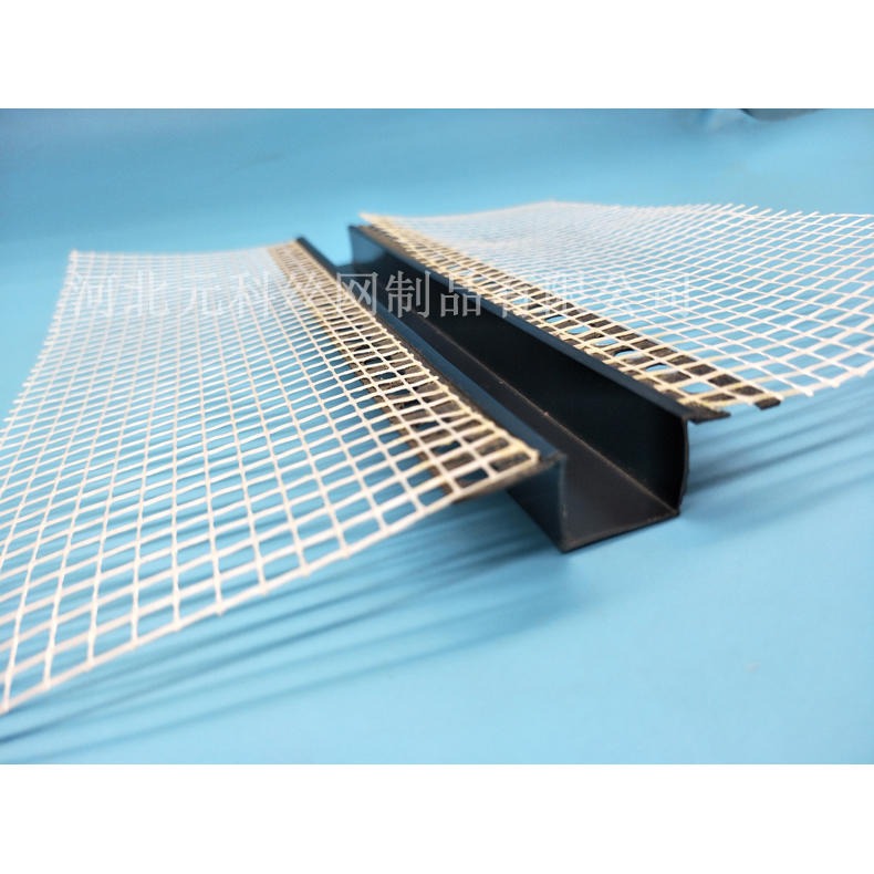 外墙保温分隔条种类 PVC分隔条带网格布 图片 带边带网分隔条厂家