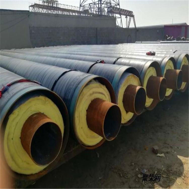 内蒙古 聚氨酯保温管生产厂家 钢套钢保温管道 地埋式保温管
