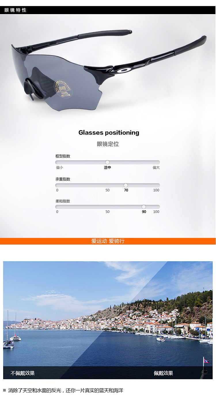 批发外贸亚马逊ebay爆款户外运动自行车骑行眼镜偏光防风镜护目镜示例图23