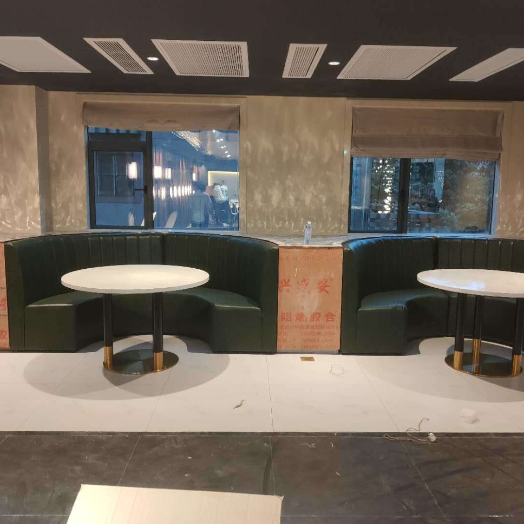 四川客户餐厅餐桌椅实拍图可定制