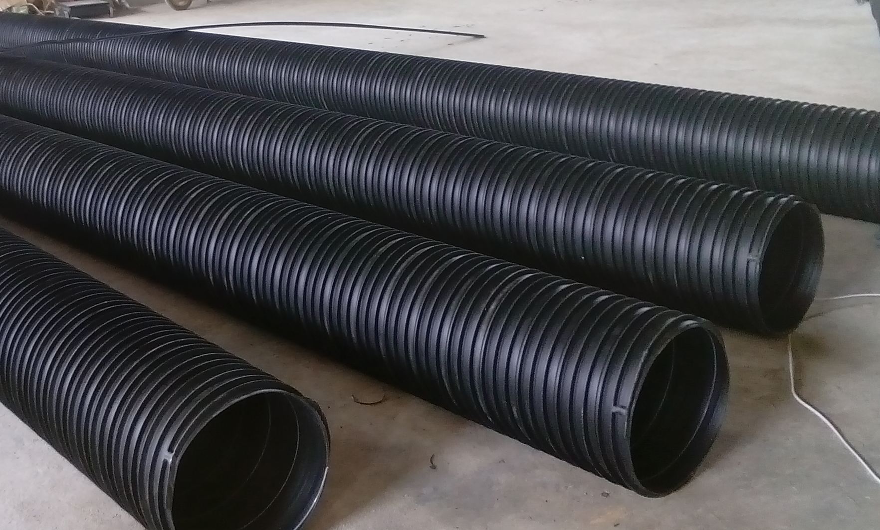 厂家批发HDPE塑钢缠绕管 增强聚乙烯塑钢排水管 支持定制示例图4