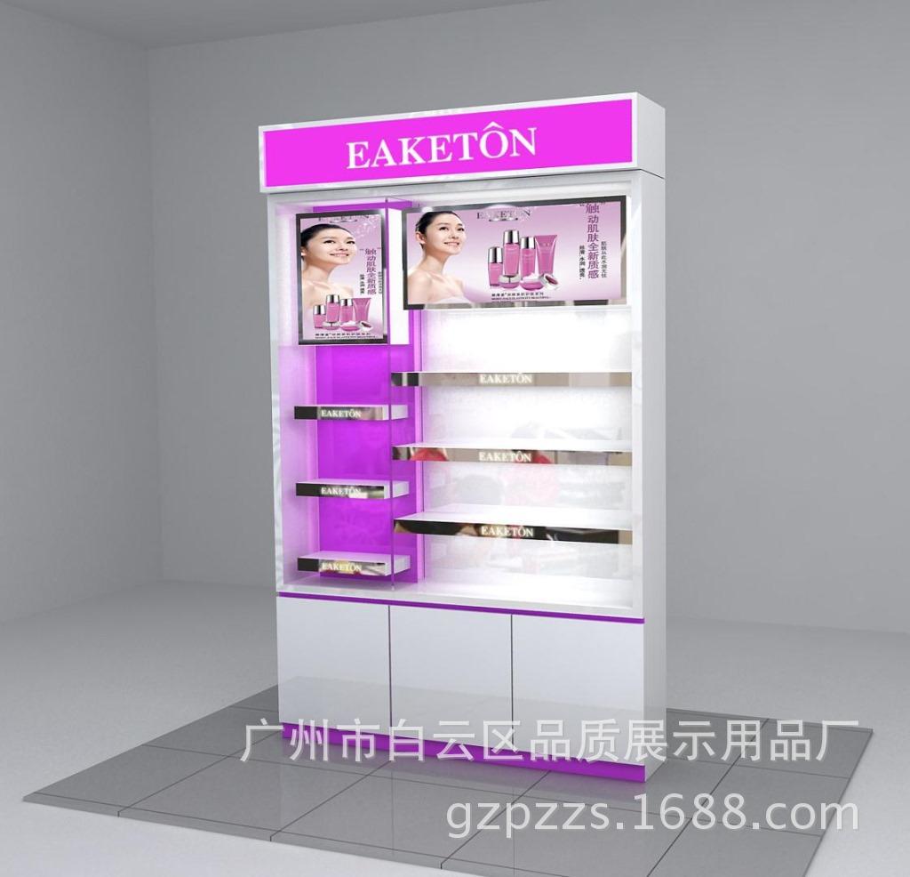 PZ- BG-107供应化妆品展示柜 背柜前柜 精品展示柜 专业展柜示例图14