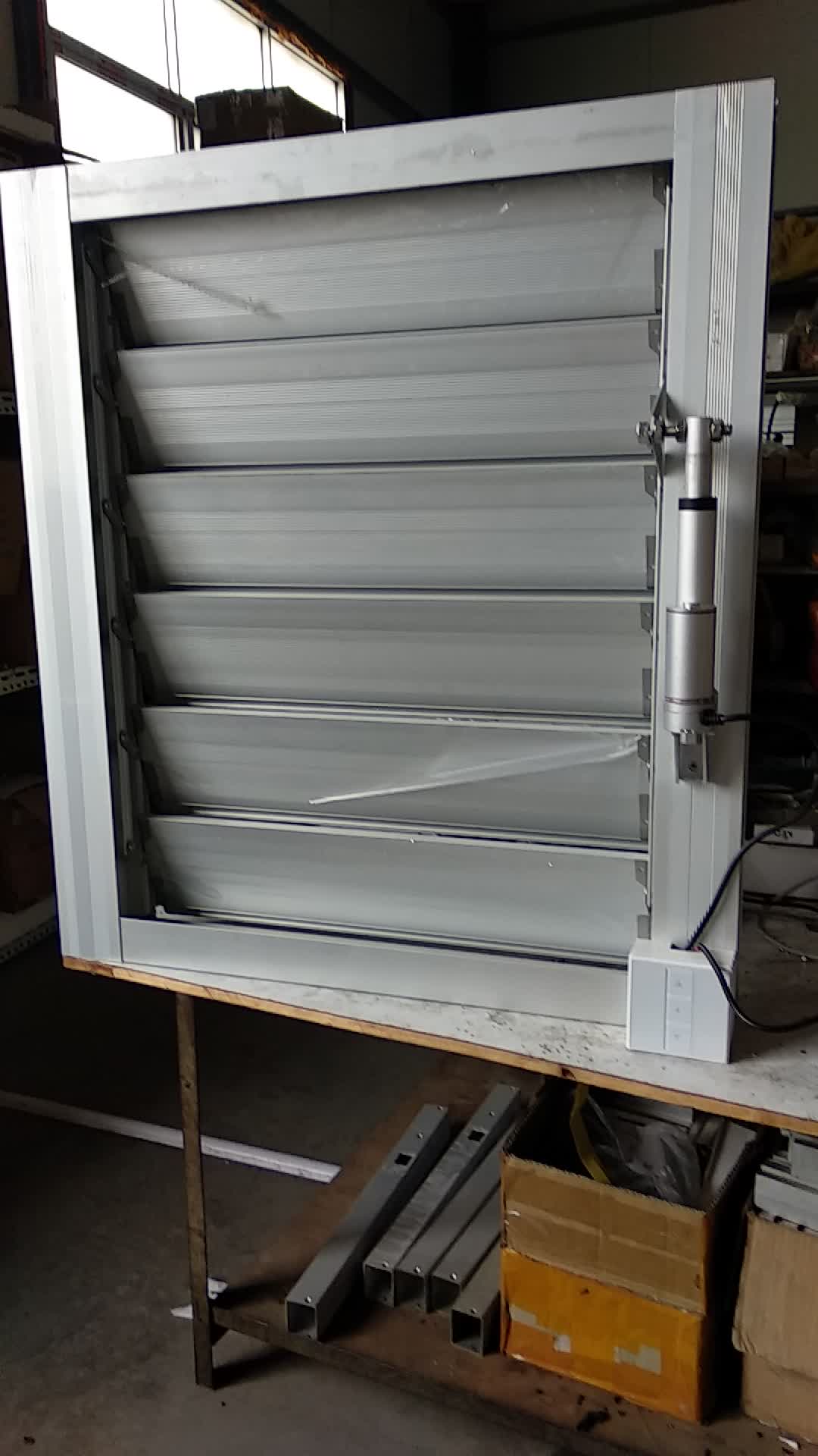 电动手动铝合金百叶窗厂家直供尺寸可定制