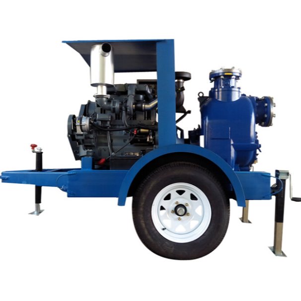 潍柴8寸柴油机自吸水泵  500方柴油机移动泵车 下水道抽污泵
