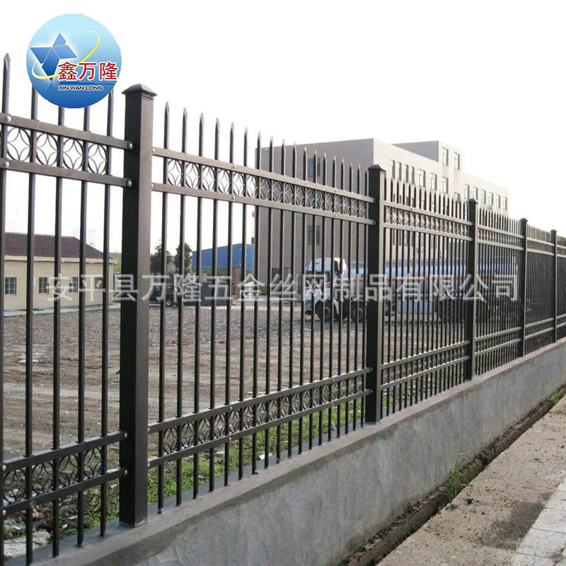 小区围墙铁艺护栏锌钢护栏 小区锌钢护栏 厂区隔离工厂园林围栏示例图10