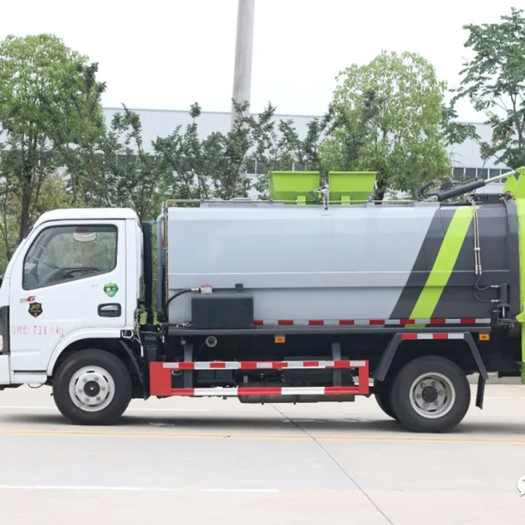 国六单桥餐厨垃圾车 北京出售 宏骅 卡箱式餐厨垃圾车 质量保障