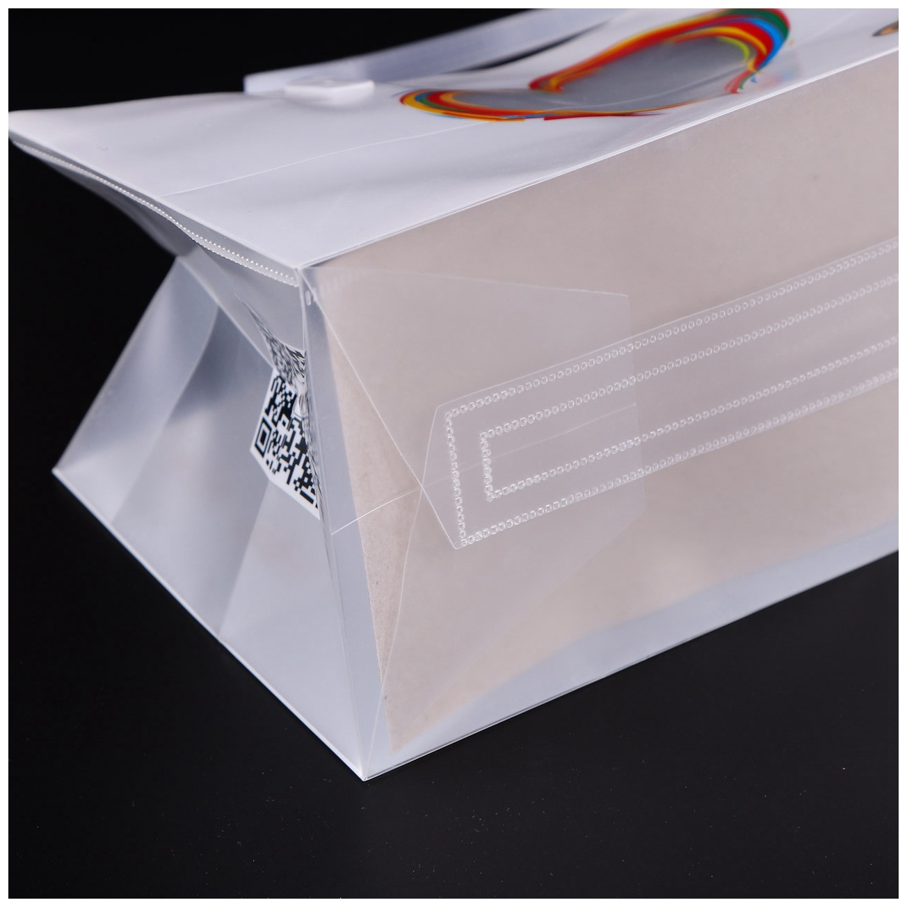 厂家直供彩色UV印刷磨砂透明购物通用礼品pp塑料手提包装袋印logo示例图8