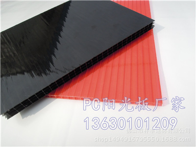 10mm黑色阳光板厂家示例图2