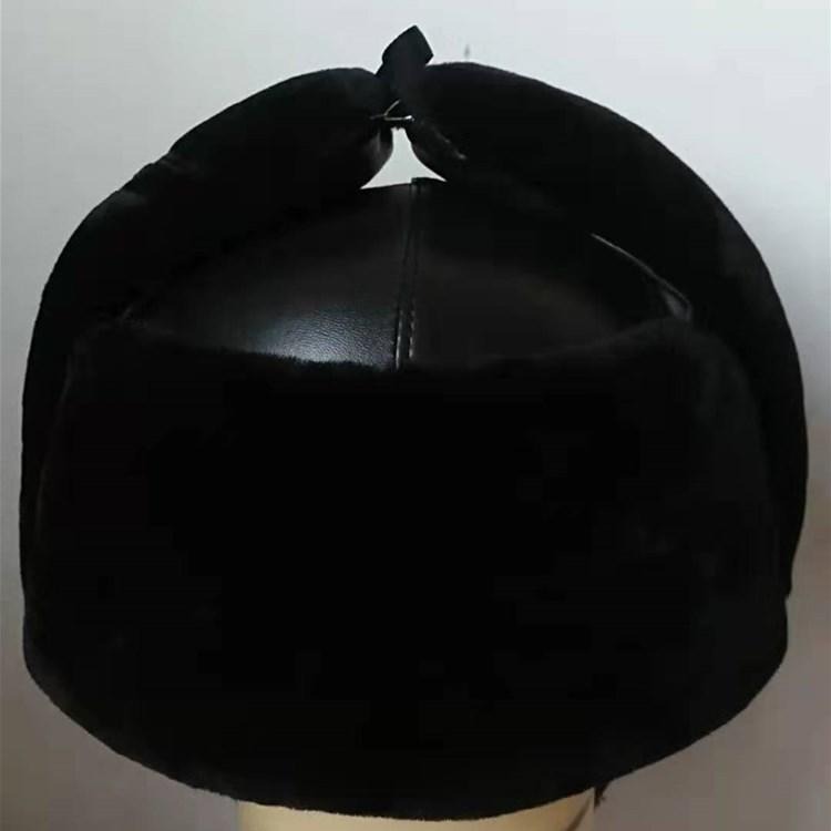 长毛绒防寒保暖安全帽 防砸安全头盔 AQM-YW英威防寒棉安全帽图片