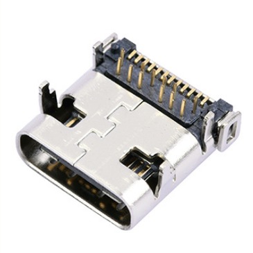 大电流type C USB充电专用6Pin母头 3·5A电流图片