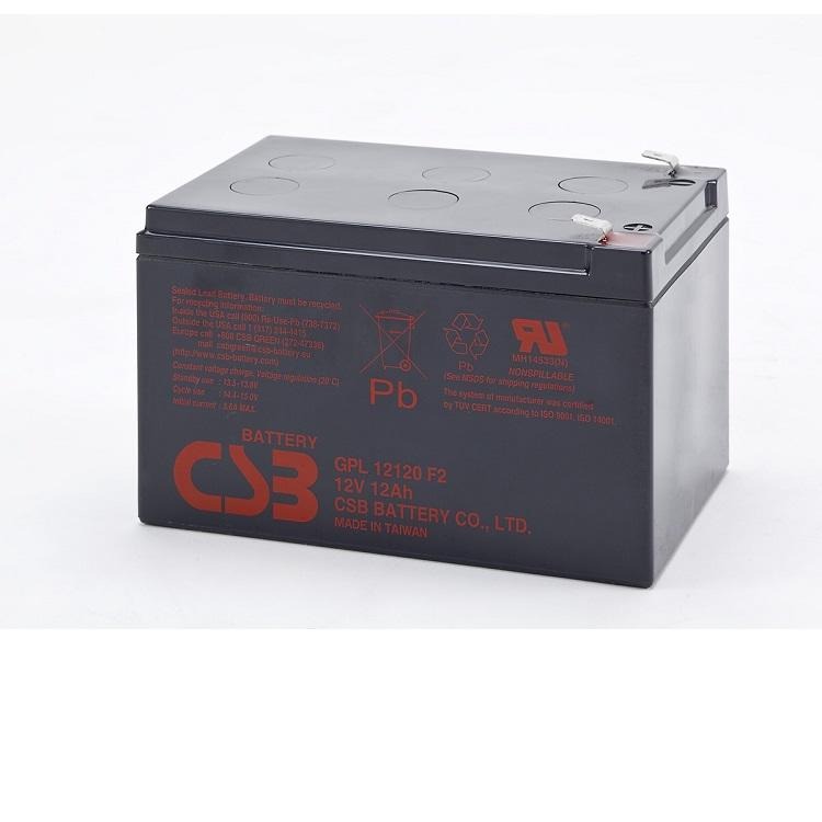 蓄电池 CSB蓄电池GP12120 F2 12V12AH用电梯 船舶 应急电源 UPS