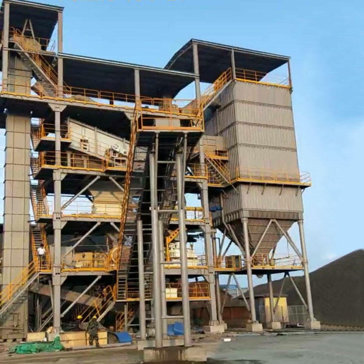 塔楼式制砂系统 时产100吨干法制砂生产线 大型建筑骨料制砂生产线