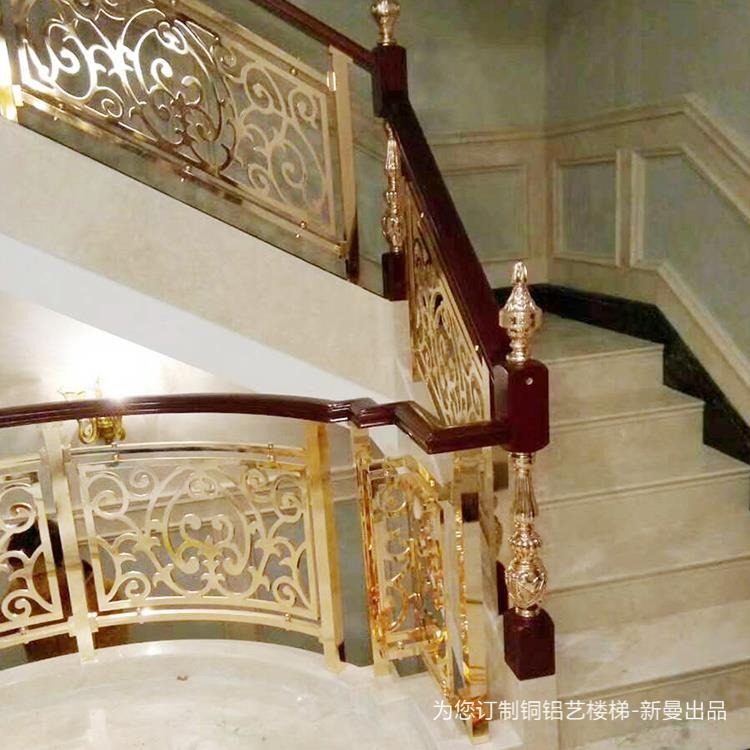 新密推荐6款好看又实用的复式铜艺楼梯设计方案