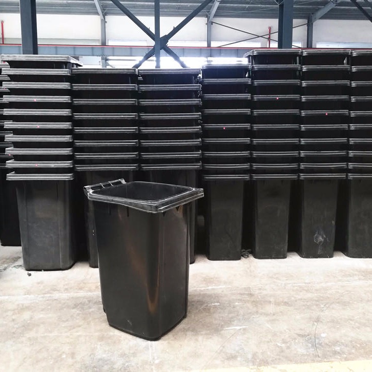 湖北厂家批发各种塑料垃圾桶 塑料挂车桶