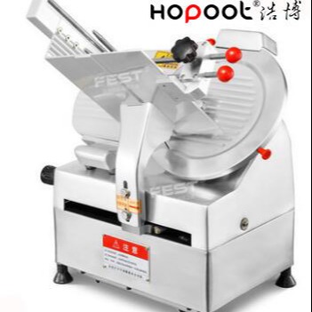 hopoot浩博冻肉切肉机 商用12寸全自动羊肉切片机 牛羊肉切卷机切肉片机
