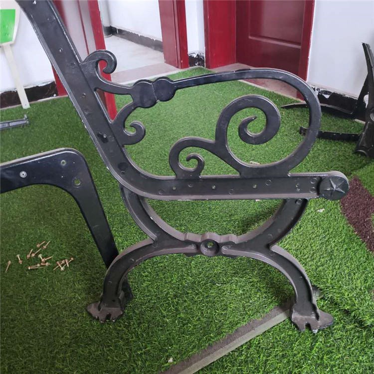 双琪  铸铁椅脚 铸铝椅脚 公园椅各种配件公园椅腿 椅条 公园椅椅架