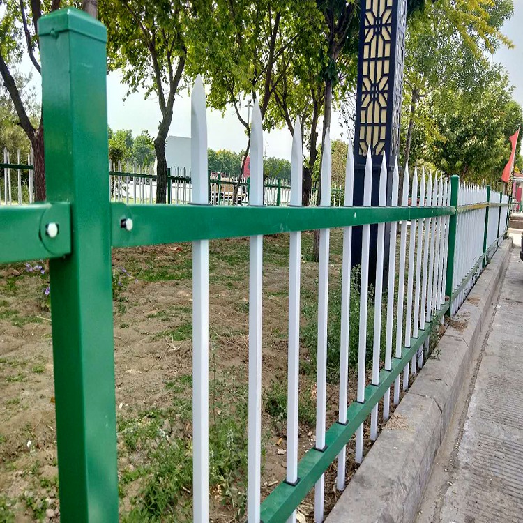 河南现货 供应防盗杆双反头锌钢护栏 小区别墅锌钢围墙护栏 可支持定制
