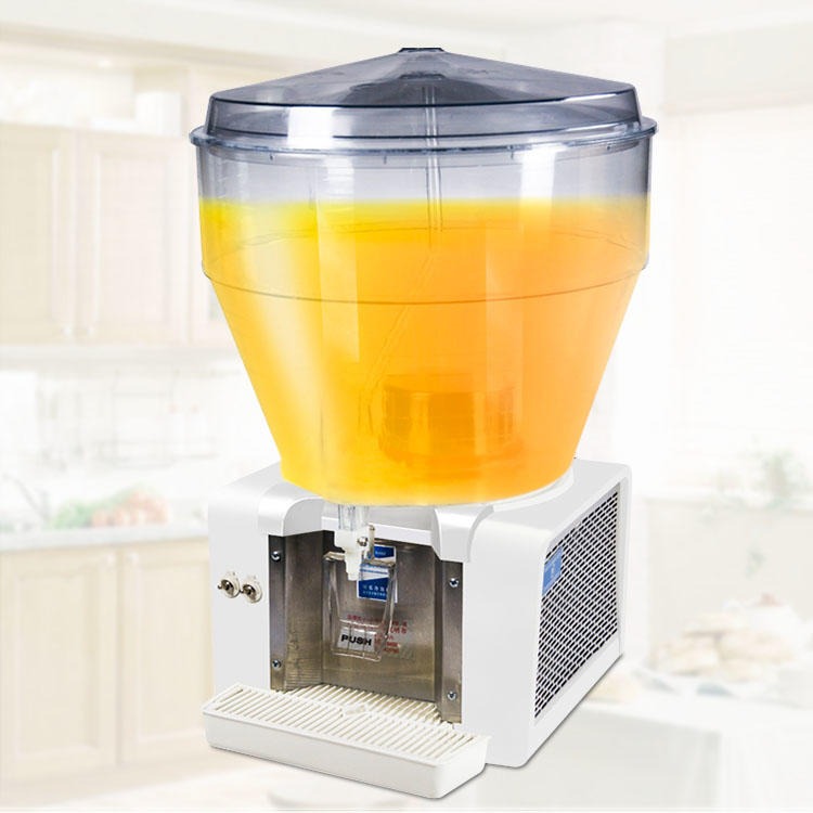 聊城冷饮机 圆桶冷饮机 大容量单缸饮料机 果汁机 30L商用饮料机
