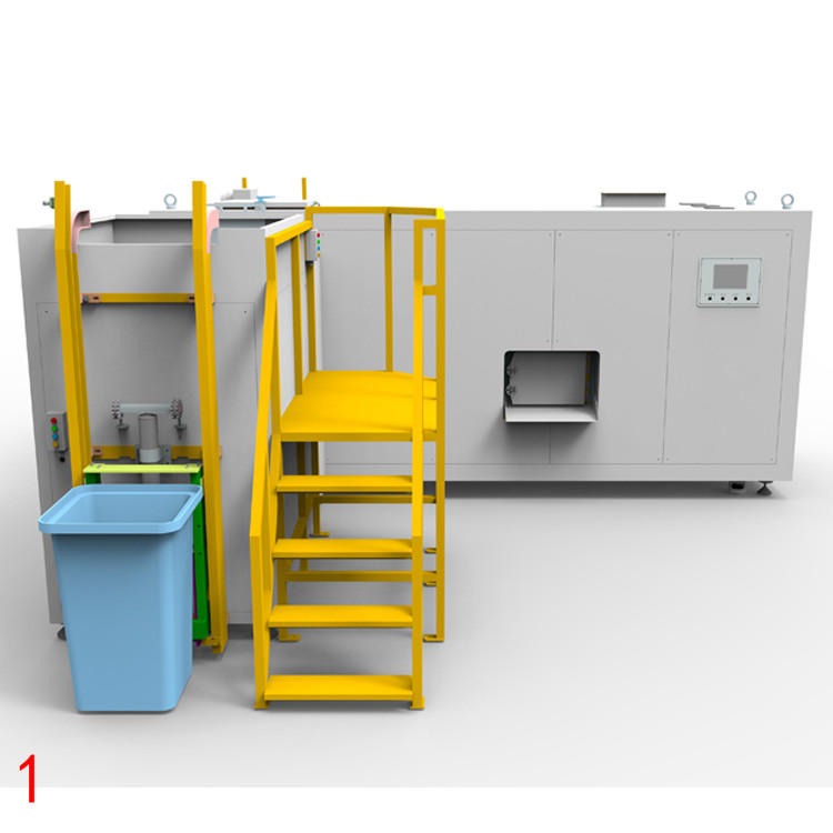 乾蓝环保可代工 泔水减量设备 自动分拣式 餐厨垃圾处理设备 PL-2-3吨