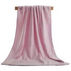 红素素色浴巾促销礼品定制 500件起订不单独零售
