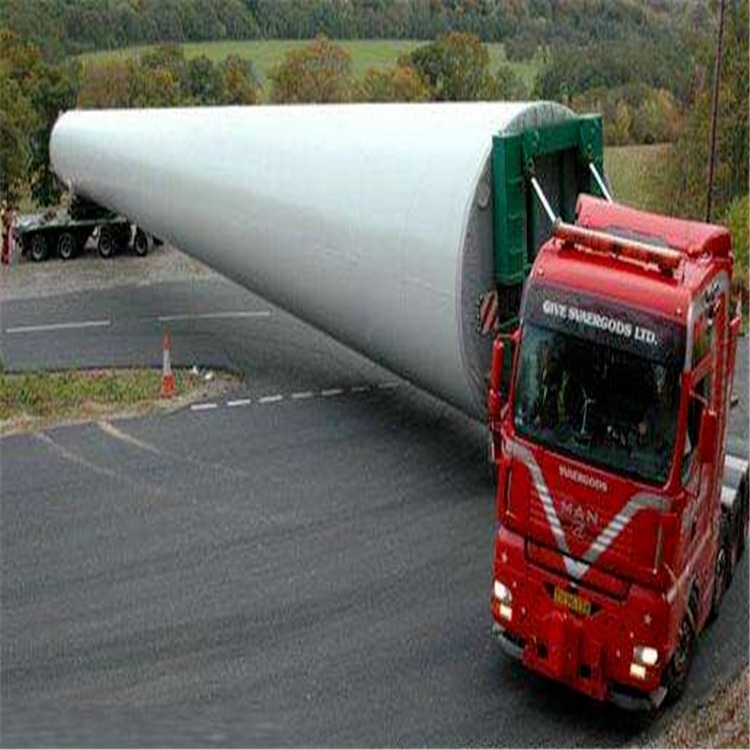 专业生产定制13米抽拉式平板半挂车 风电设备专业运输车定制
