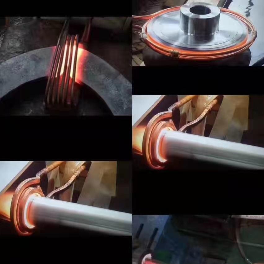 标准件高频热锻设备 螺栓螺母感应加热设备 地脚螺栓热处理设备 永达高频炉图片