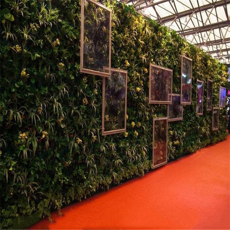 仿真植物墙 绿植背景墙 人造植物装饰墙 人工植物墙室内室外可用