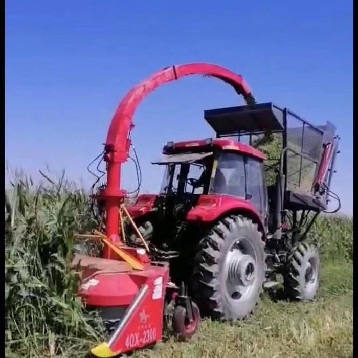皇竹草青储收割机 自走式玉米秸秆回收机 大型圆盘式青储机