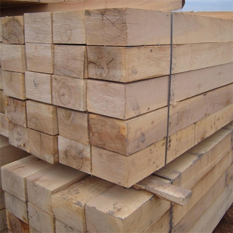 木制枕木      九天矿业木制枕木材质     重量轻制作简单绝缘性能好