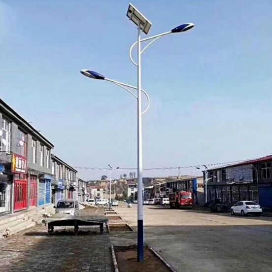 邯郸太阳能led路灯厂家 农村路灯40瓦led接电	 一体化太阳能路灯