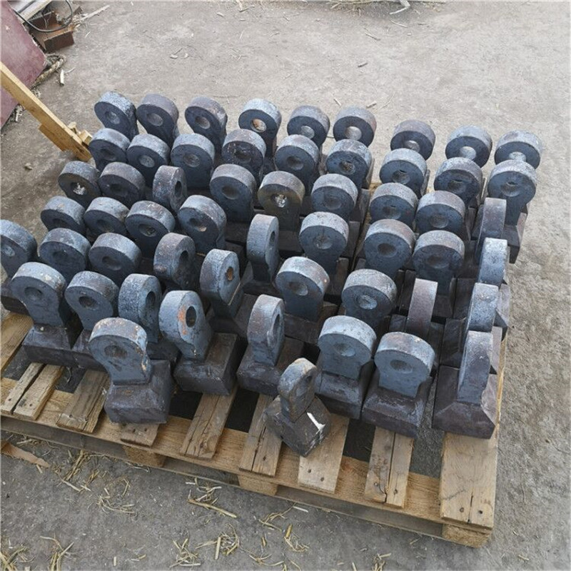 煤矸石粉碎机配件 液压制砂机锤头 小型粉碎机锤子