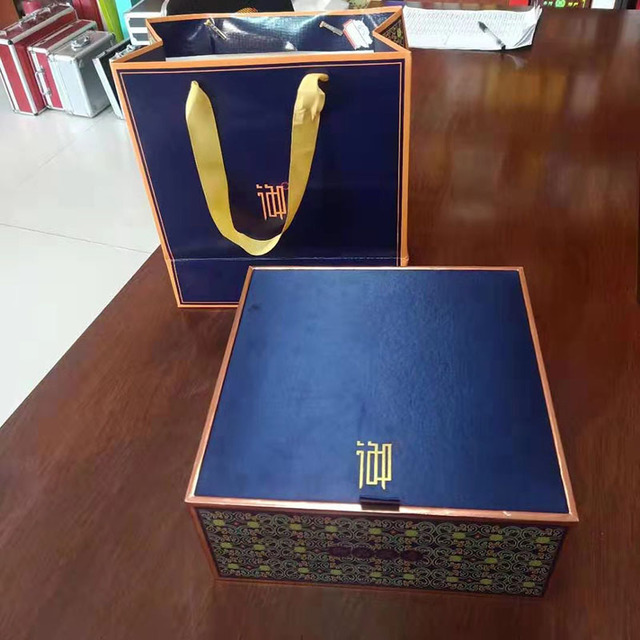 茶叶礼品盒包装特种纸含手提袋珍珠棉精裱茶叶盒子信义包装厂家定制图片