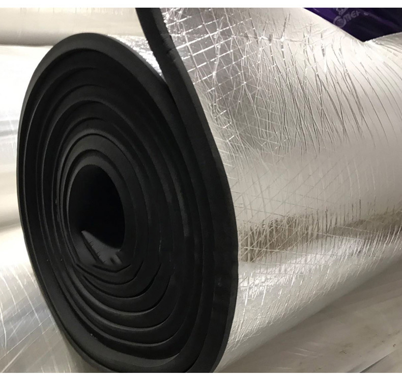 厂家生产保温棉橡塑材料橡塑板贴胶