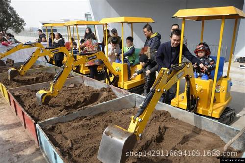 大型户外陆地游乐设备儿童游乐挖掘机玩具电玩设备制造厂家