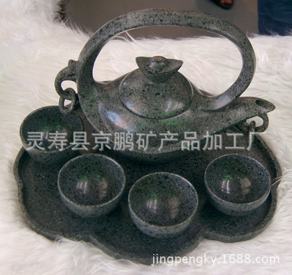 生产各种规格中华麦饭石 保健水杯茶具 麦饭石饮水机 可定制