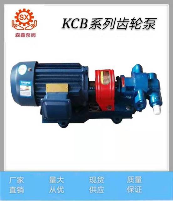 大量批发KCB-18.3铸铁 化工液体输送泵 内啮合小型齿轮泵