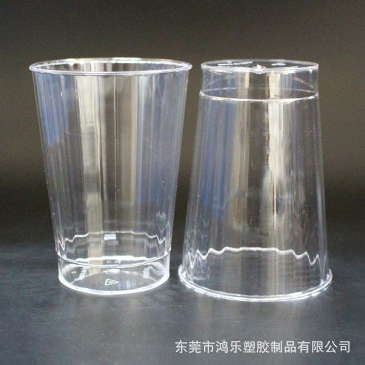 东莞厂家定制360ml一次性塑料航空杯塑料水杯透明环保家庭聚会杯示例图4