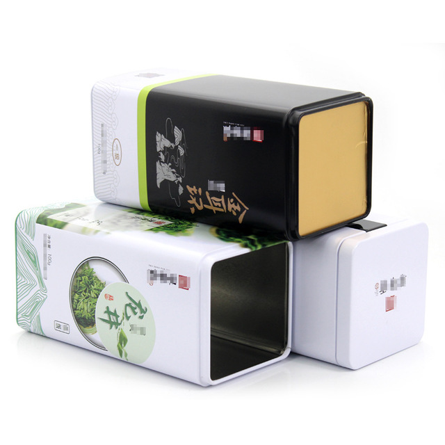 龙井茶叶铁罐工厂 正方形绿茶铁罐 麦氏罐业 金属盒定做 茶叶包装礼盒生产厂家铁盒