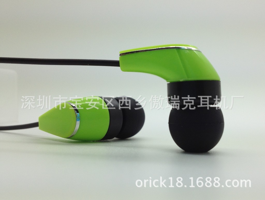 深圳耳机工厂家批发定制彩虹条纹圣诞接促销礼品耳机