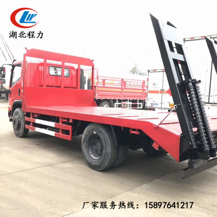 青海江淮K5平板车 挖掘机拖车机械平板运输车价格 程力厂家现车供应 支持分期