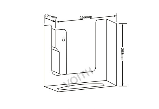 钣金加工卫浴五金嵌入式不锈钢镜子后面抽纸盒示例图7