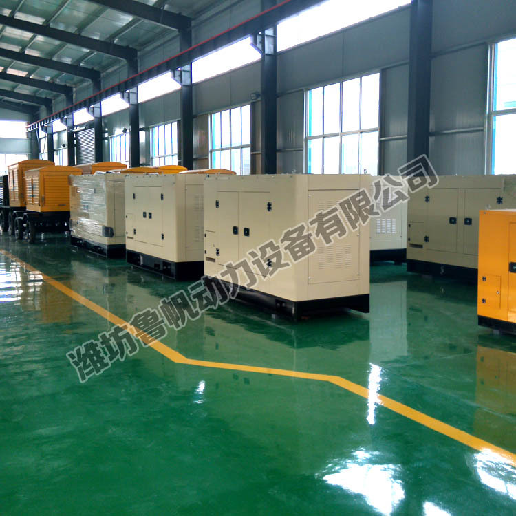 潍坊发电机组厂家直销75kw静音式发电机 全铜75kw银行用发电机组示例图5